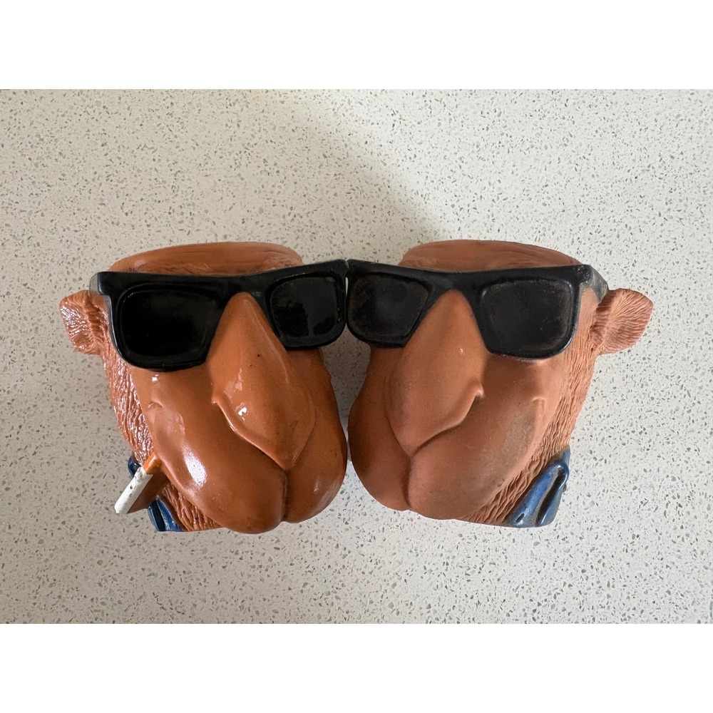 Vintage 90s Set of 2 Joe Camel Cigarette Koozie Beer Can Holder Memorabilia